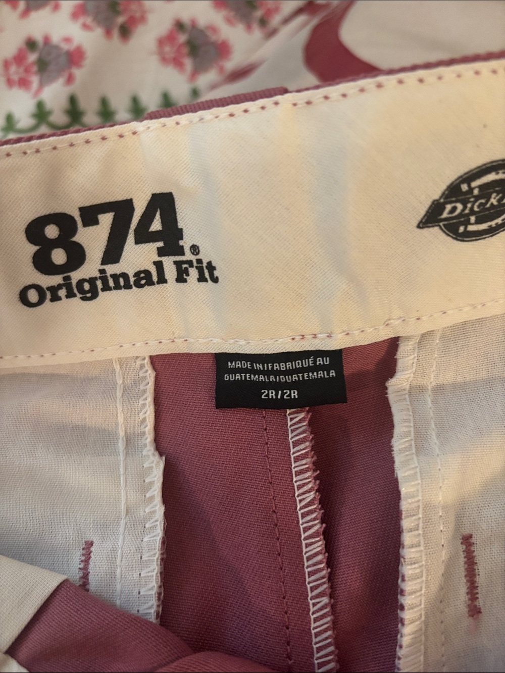 Dickies 874 Original Fit Pants - Dusty Rose Pink ( Women Size S, New W/ Tag)